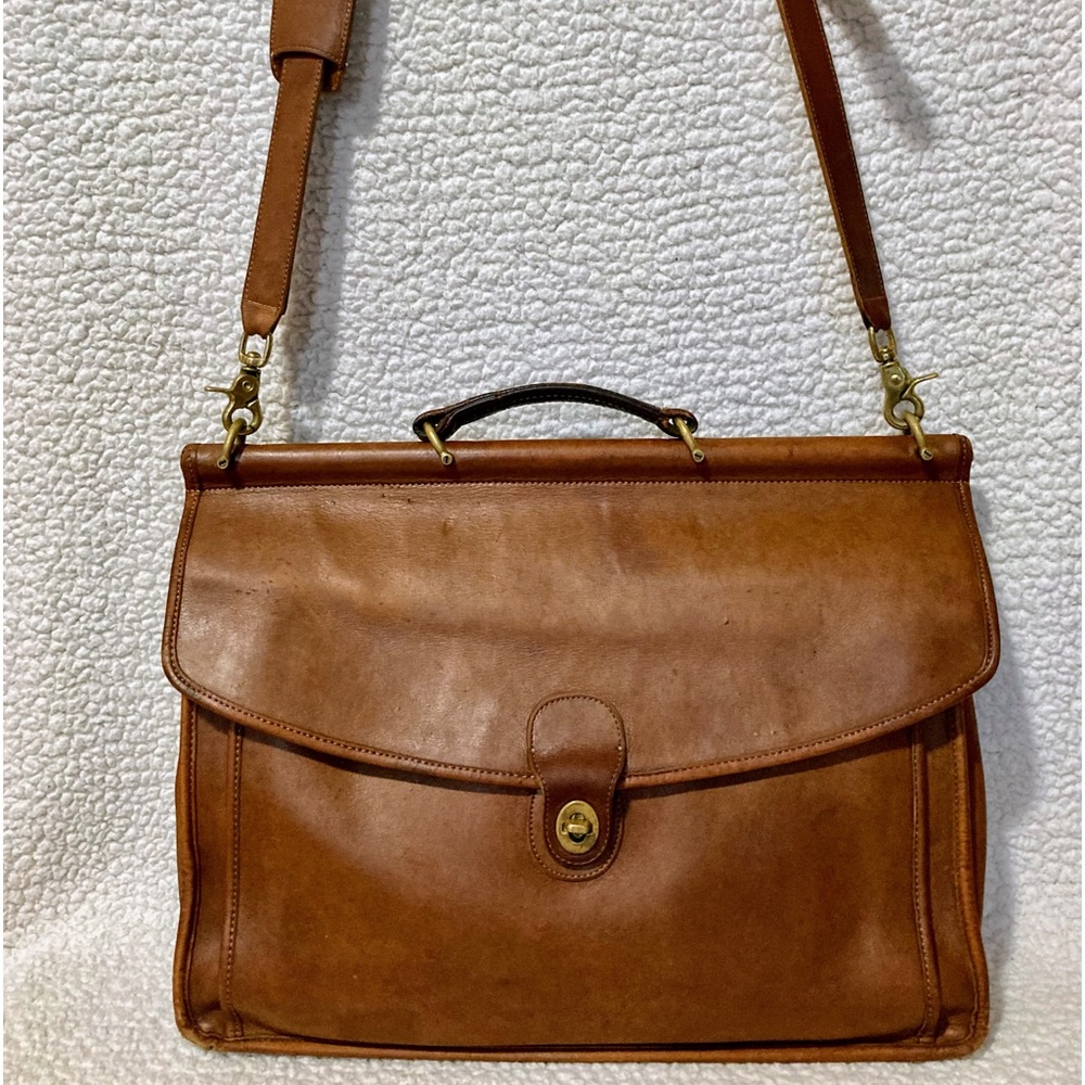 💥RARE💥1970 AUTHENTIC LEATHER COACH BRIEFCASE - Picture 3 of 13